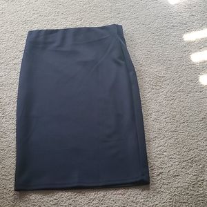 Navy skirt